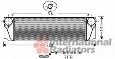 VAN WEZEL 06004376 -  Интеркулер